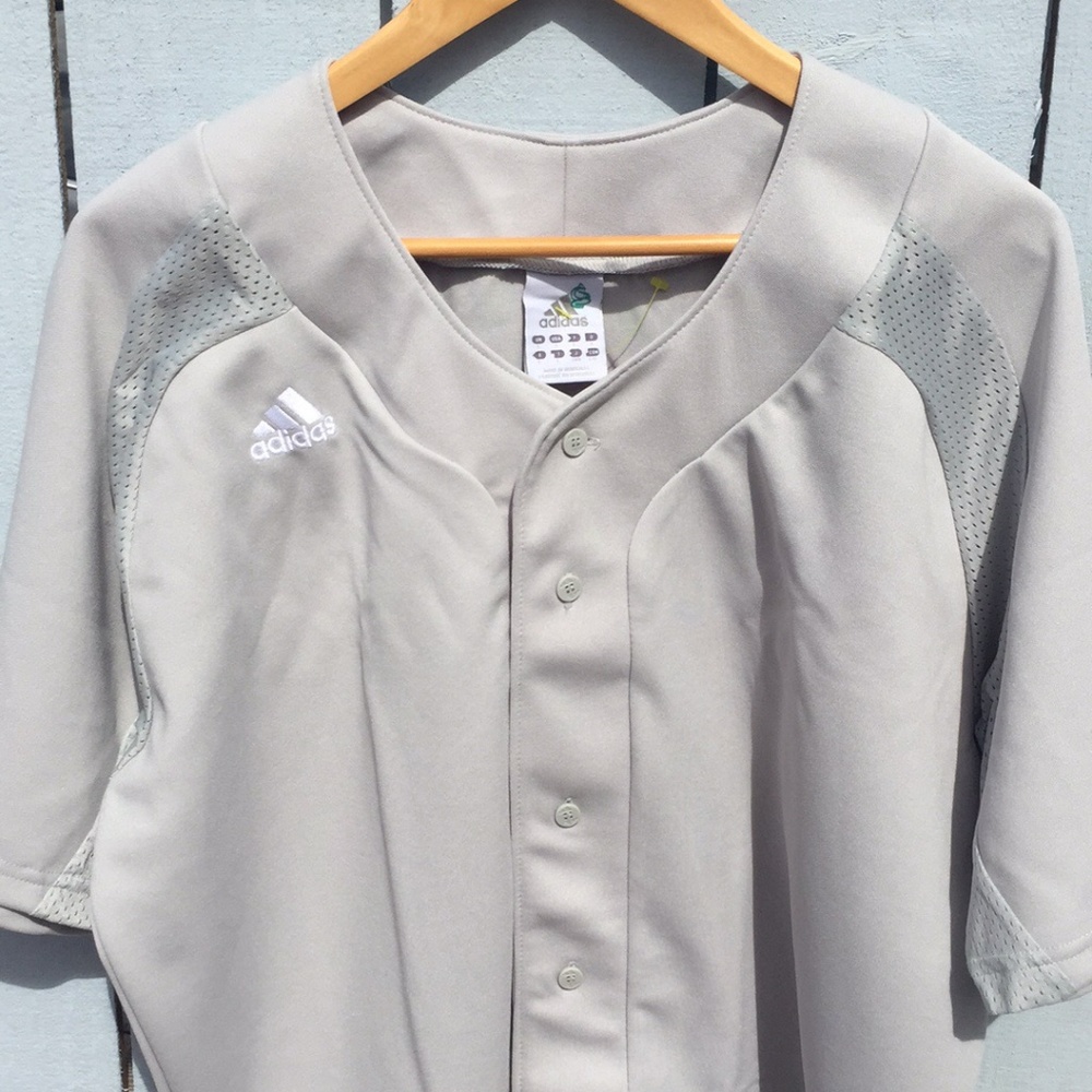 NWT Adidas Mens Diamond Elite Full Button Jersey